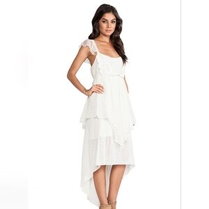 Free People Candlelight eyelet maxi dress